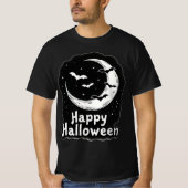 Spooker Nachtflug: Halloween-Fledermäuse - Crescen T-Shirt (Vorderseite)