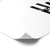 Spooker Ort, Vollmond, Fledermäuse, Spuk Haus Poster (Ecke)