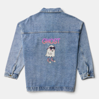 Spookes, aber Cooles Ghost-T-Shirt Jeansjacke