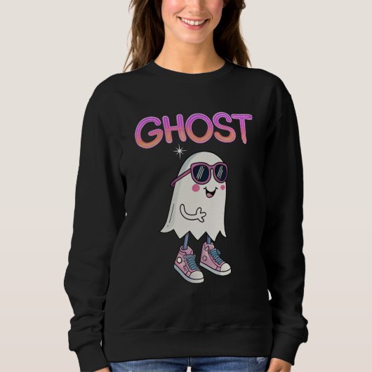 Spookes, aber Cooles Ghost-T-Shirt Sweatshirt (Vorderseite)