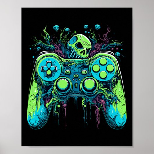 Spookes Cool Gaming-Controller-Videospiel 1 Poster (Vorne)