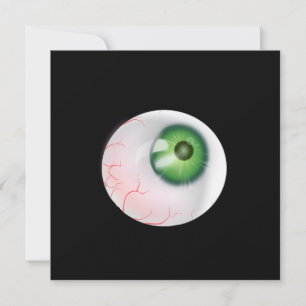 Spookes Eyeball-Halloween-Party Einladung