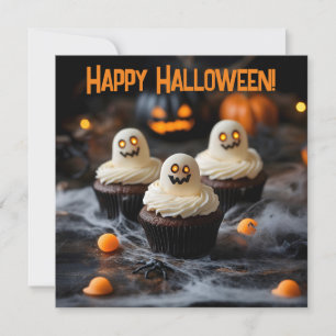 Spookes Halloween Cupcakes Design Feiertagskarte