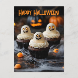 Spookes Halloween Cupcakes Design Postkarte