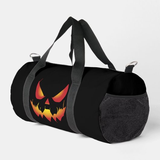 Spookes Halloween-Dämonengesicht brennt Duffle Bag (Rechte Ecke)