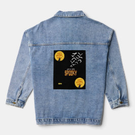 Spookes Halloween-Design Jeansjacke