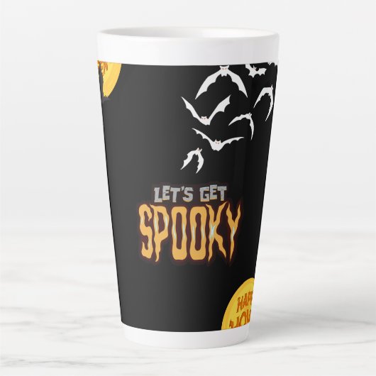 Spookes Halloween-Design Milchtasse (Vorderseite)