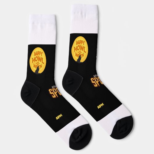 Spookes Halloween-Design Socken (Rechts)