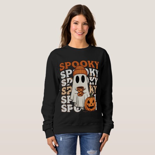 Spookes Halloween-Design Sweatshirt (Vorne ganz)