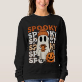 Spookes Halloween-Design Sweatshirt (Vorderseite)