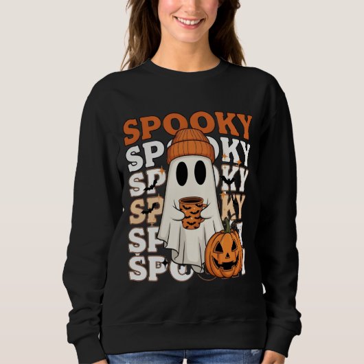 Spookes Halloween-Design Sweatshirt (Vorderseite)