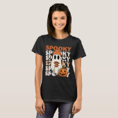 Spookes Halloween-Design T-Shirt (Vorne ganz)