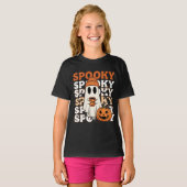 Spookes Halloween-Design T-Shirt (Vorne ganz)