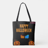 Spookes Halloween-Design Tasche (Rückseite)