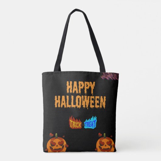 Spookes Halloween-Design Tasche (Rückseite)