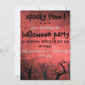 Spookes Halloween, Einladung zum Halloween-Party (Vorderseite)