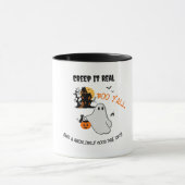 Spookes Halloween Ghost Design Muster Tasse (Zentrum)