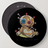 Spookes Halloween I Voodoo Puppe, mit dem ich noch Button (Vorne & Hinten)