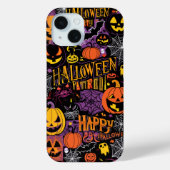 Spookes Halloween - Kürbis, Fledermäuse und Spinnw Case-Mate iPhone Hülle (Rückseite)