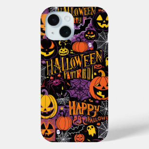 Spookes Halloween - Kürbis, Fledermäuse und Spinnw Case-Mate iPhone Hülle