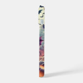 Spookes Halloween mit Fledermäusen, Tränen, Kürpen iPhone 15 Hülle (Linke Seite)