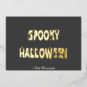 Spookes Halloween mit Niedlichen Geistern Folieneinladung