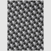 Spookes Halloween mit schwarz-weißen Geistern Seidenpapier (Vorderseite)