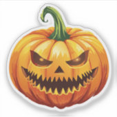 Spookes Halloween-Monster Aufkleber (Vorderseite)