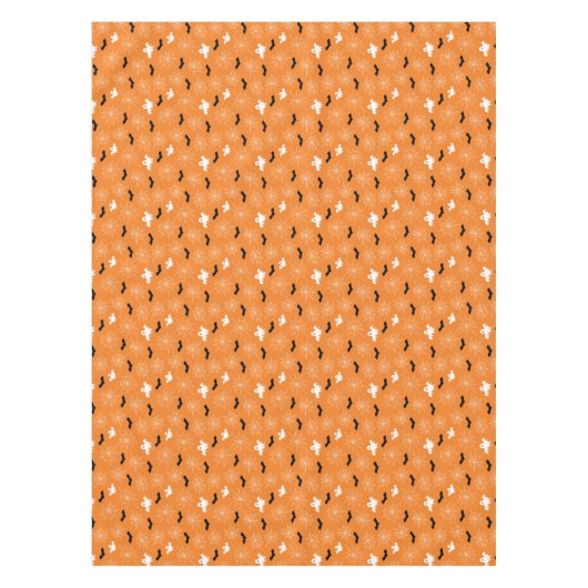 Spookes Halloween-Muster auf einem Tischdecke (Vorderseite)