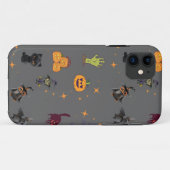 Spookes Halloween-Muster mit schwarzen Katzen, Kür Case-Mate iPhone Hülle (Rückseite (Horizontal))