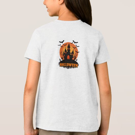 Spookes Halloween Night Design Tri-Blend Shirt (Rückseite)