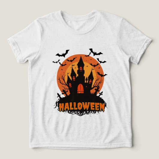 Spookes Halloween Night Design Tri-Blend Shirt (Design Vorderseite)