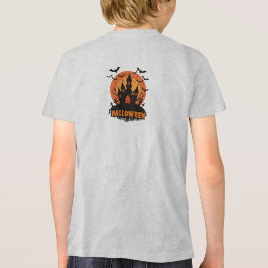 Spookes Halloween Night Design Tri-Blend Shirt (Rückseite)