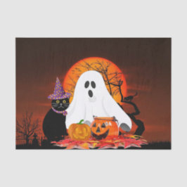 Spookes Halloween Night Ghost und Black Cat Craft  Seidenpapier