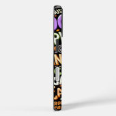 Spookes Halloween-Textmuster Telefonbeispiel Case-Mate iPhone Hülle (Rückseite / Rechts)