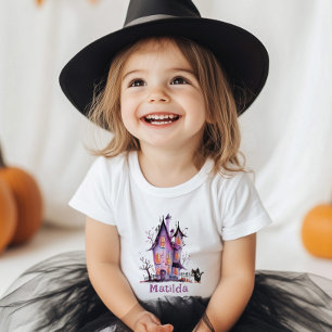Spookes Haus Halloween Geburtstagsparty Kleinkind T-shirt
