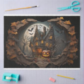 Spookes Haus- Halloween Seidenpapier (Basteln)