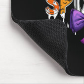 Spookes Kostüm Bow Krawatte Buntes Kostüm Hallowee Mousepad (Ecke)