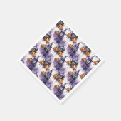 Spookes Kürbis Serviette (Ecke)