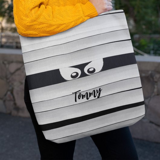 Spookes Monster Mummy Eyes Personalisiert Tasche