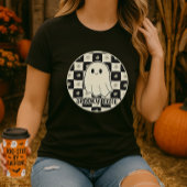 Spookes Niedlich Ghost-Checkerboard T-Shirt
