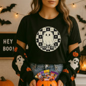 Spookes Niedlich Ghost-Checkerboard T-Shirt