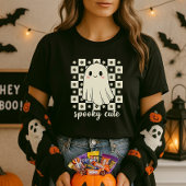 Spookes Niedlich Ghost-Checkerboard T-Shirt