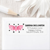 Spookes Niedliches Pastel Pink Bat mit Sternenhimm (Insitu)