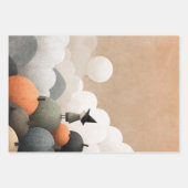 Spookes Niedliches WasserfarbenkunstHalloween Geschenkpapier Set (Vorderseite)