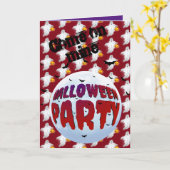 Spookes Party Karte (Gelbe Blume)