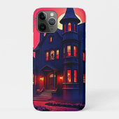 Spookes Spuk Haus im Dusk Design Case-Mate iPhone Hülle (Rückseite)