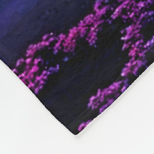 Spookes Spuk Haus im Dusk Design Fleecedecke (Ecke)