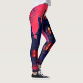 Spookes Spuk Haus im Dusk Design Leggings (Rechts)