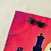 Spookes Spuk Haus im Dusk Design Strandtuch (Beispiel)